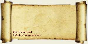 Isidora Ćosović vizit kartica